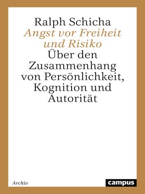 cover image of Angst vor Freiheit und Risiko